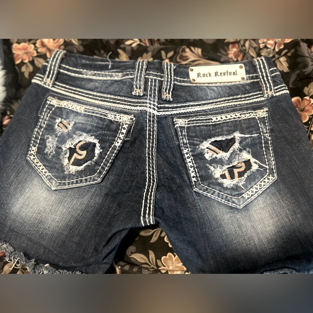 Rock Revival Y2K Jean Shorts Sz 30